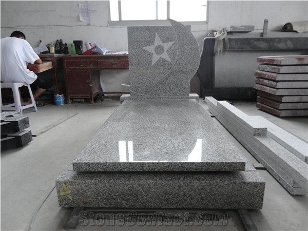 G603 Granite Tombstone,Grey Granite Mounment,Granite Headstone,Cheap China Granite Tombstone,Poland Tombstone,Euro Tombstone,Sesame Grey Tombstone
