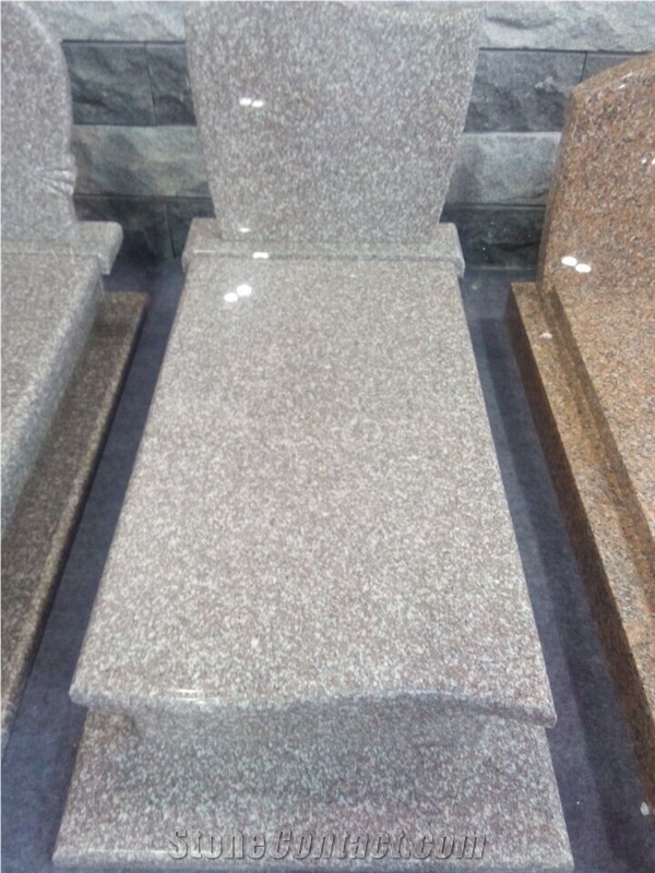 G664 Poland Granite Tombstone,Granite Memorial,Granite Mounment,Cheap China Granite Tombstone,Poland Tombstone,Euro Tombstone,Red Poland Tombstone
