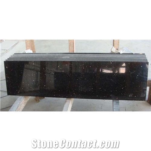 India Natural Stone Black Galaxy Granite Polished Step&Stair,Tread,Riser