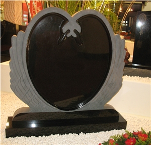Russia Black Granite Tombstone,Granite Memorial,Granite Monument,Granite Headstone,Cheap China Granite Tombstone,Headstone,Russia Memorial