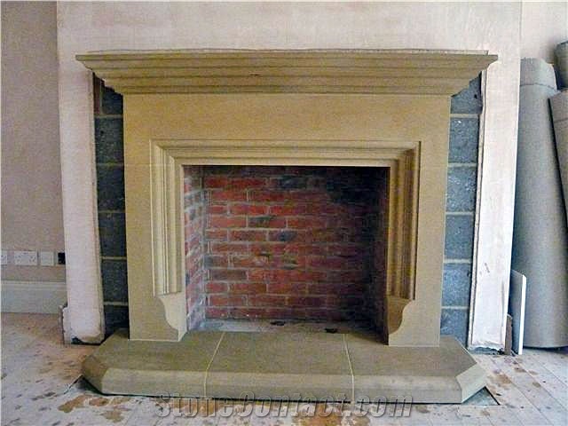 Yellow Marble America Fireplace Mantel,Fireplace Decorating,Surround,Hearth,North Euro Fireplace