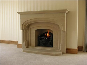 Yellow Marble America Fireplace Mantel,Fireplace Decorating,Surround,Hearth,North Euro Fireplace