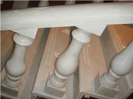 Yellow Travertine Balustrade Railings & Baluster, Beige Baluster