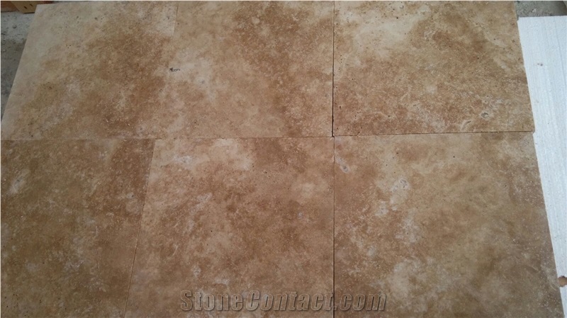 Toscana Noche Travertine Tumbled 60x60x1,2 Tiles, Ready Stock - Immediate Shipment