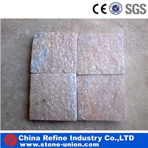 Rusty Quartzite Tile , Flamed Rusty Quartzite Tile for Outdoor Flooring,Project Cut-To-Size,Quartzite Stacked Stone Wall Cladding Panel