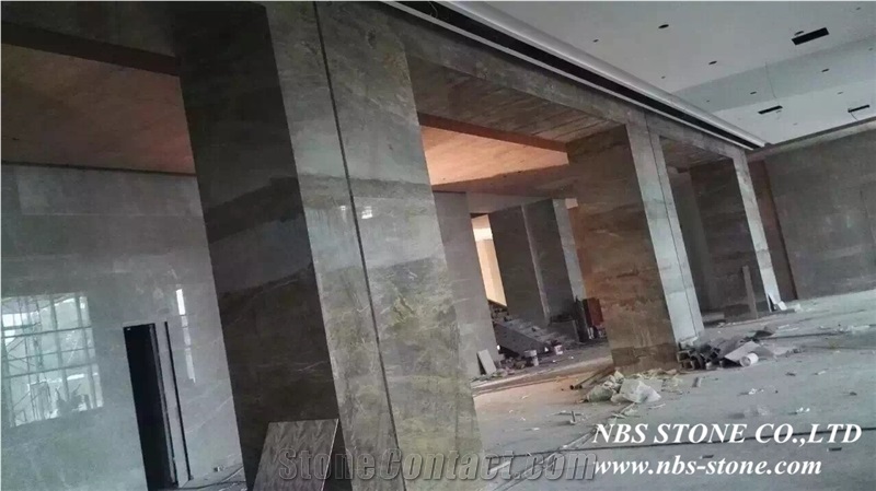 Barcelona Gold Marble Tiles & Slabs,Chinese Project Barcelona Gold Marble