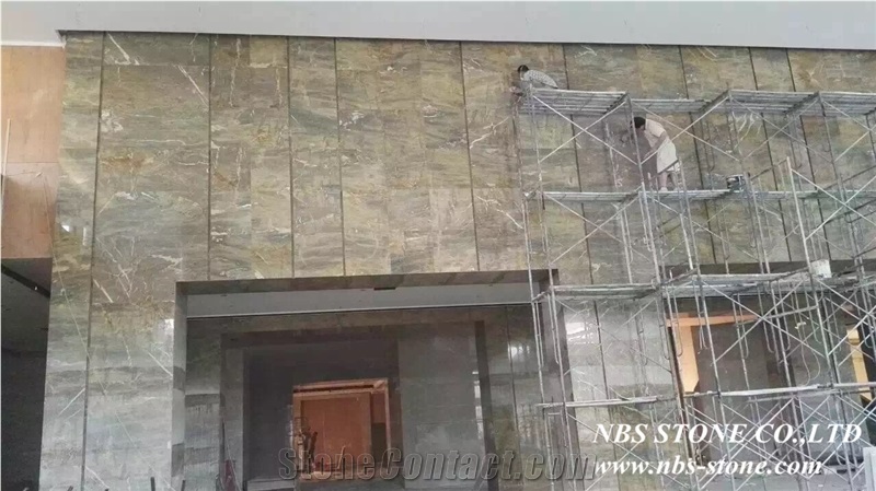 Barcelona Gold Marble Tiles & Slabs,Chinese Project Barcelona Gold Marble