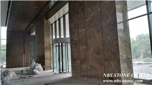 Barcelona Gold Marble Tiles & Slabs,Chinese Project Barcelona Gold Marble