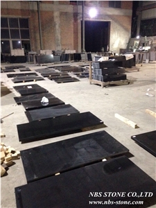 Hebei Black Granite Kitchen Bar Top,China Black Kitchen Worktops