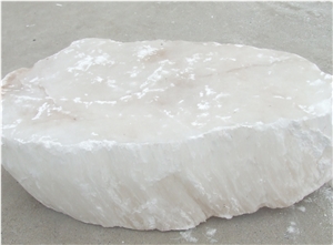 Seleniter Blocks/White Translucent Alabaster Boulders