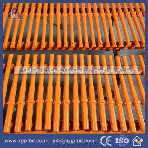 Chisel Drill Bit Plug Hole Integral Rock Drill Steels Rods for Quarrying