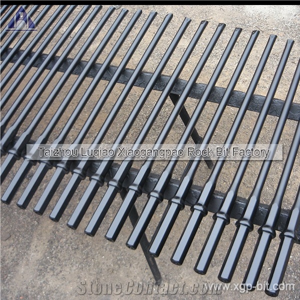 Chisel Drill Bit Plug Hole Integral Rock Drill Steels Rods for Quarrying