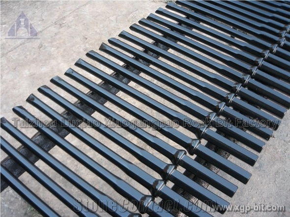 Chisel Drill Bit Plug Hole Integral Rock Drill Steels Rods for Quarrying