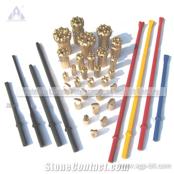 Chisel Drill Bit Plug Hole Integral Rock Drill Steels Rods for Quarrying
