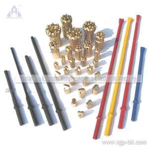 Chisel Drill Bit Plug Hole Integral Rock Drill Steels Rods for Quarrying