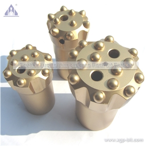 D76 89 102mm T38 T45 T51 Concave Button Bit Match with T51 Thread Rods for Rock Drilling