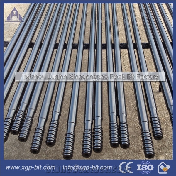 R32 T38 T45 T51 Rock Drilll Hollow Threaded Extension Rod Mf Rod for Drifting and Tunneling