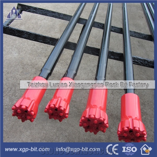 R32 T38 T45 T51 Rock Drilll Hollow Threaded Extension Rod Mf Rod for Drifting and Tunneling
