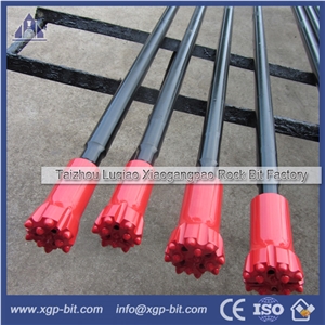R32 T38 T45 T51 Rock Drilll Hollow Threaded Extension Rod Mf Rod for Drifting and Tunneling