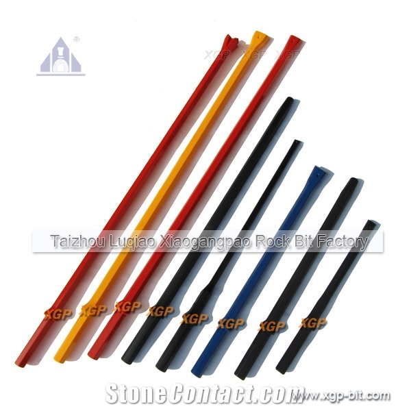 Rock Drilling Steel Integral Drill Rod with Chisel Bit for Mining and Quarrying