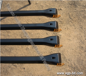 Rock Drilling Steel Integral Drill Rod with Chisel Bit for Mining and Quarrying