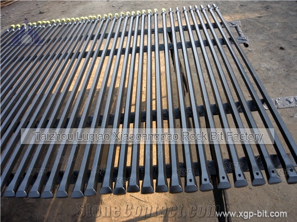 Rock Drilling Steel Integral Drill Rod with Chisel Bit for Mining and Quarrying