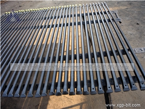 Rock Drilling Steel Integral Drill Rod with Chisel Bit for Mining and Quarrying