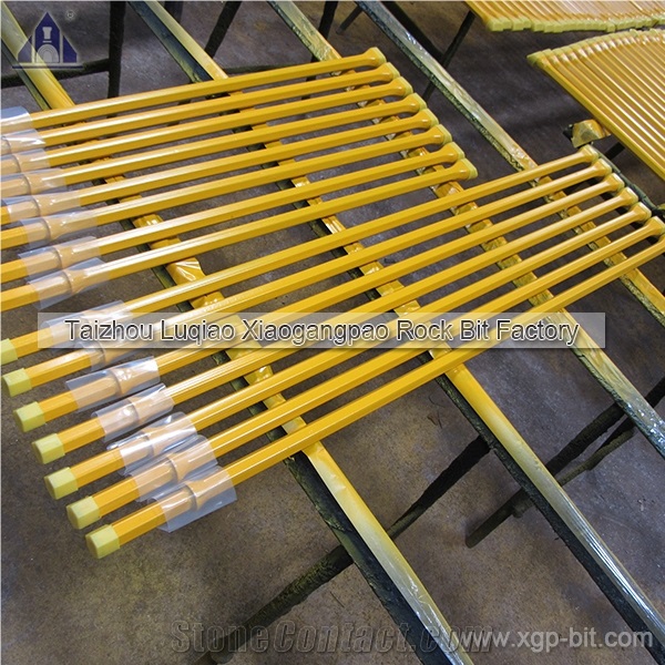 Rock Drilling Steel Integral Drill Rod with Chisel Bit for Mining and Quarrying