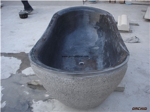 Hand-Sculpted Natural Marble Bath Tubs Surround