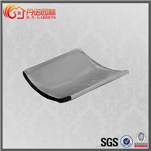 Japanese / Chinese Style Roof Tiles Unglazed for House