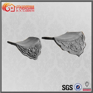Japanese / Chinese Style Roof Tiles Unglazed for House
