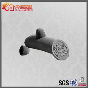 Japanese / Chinese Style Roof Tiles Unglazed for House
