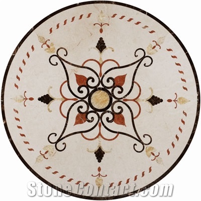 Beautiful Round Marble Medallion