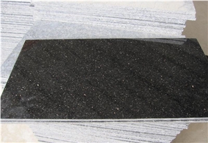 Black Galaxy Granite Tile & Slab Wholesale, India Black Granite