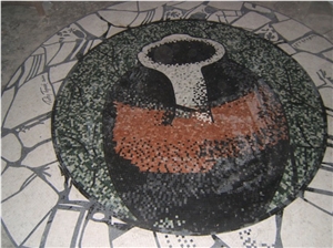 Bottle Mosaic Patterns for Walls