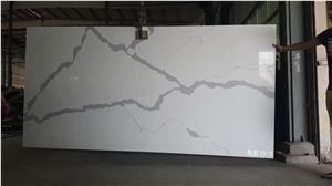 Calacatta White Quartz Stone Slabs
