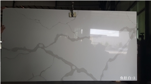 Calacatta White Quartz Stone Slabs