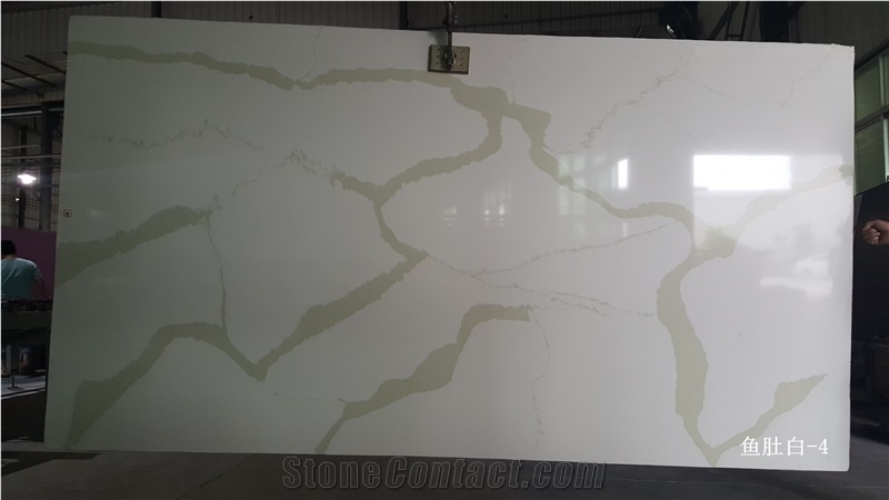 Calacatta White Quartz Stone Slabs