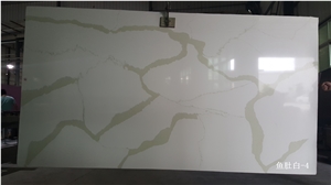 Calacatta White Quartz Stone Slabs