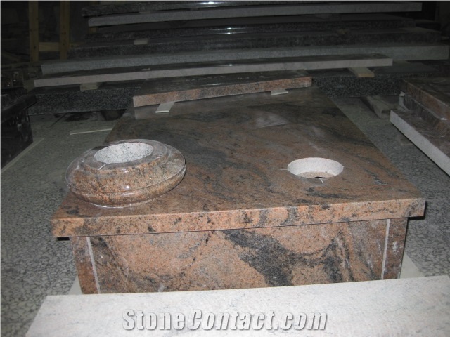 China Juparana Granite Tombstone & Monument