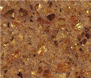 Crystal Shining Golden Quartz Stone