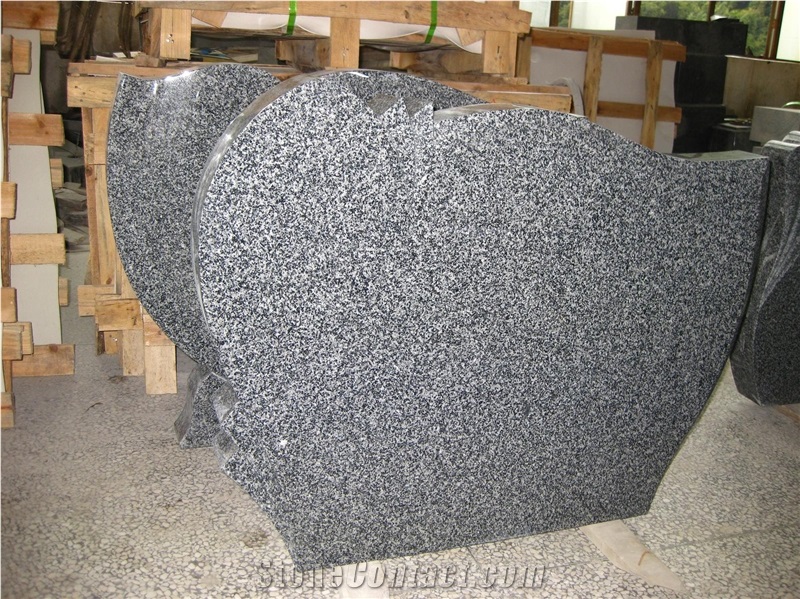 Dark Grey Granite G654 Tombstone & Headstone