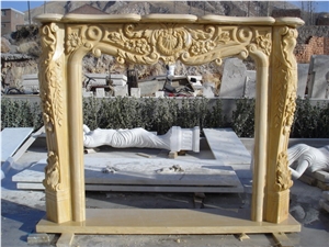 French Style Marble Fireplace for Sale