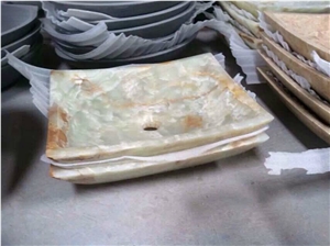 Green Onyx Square Wash Sink Green Onyx Square Wash Sink