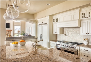 High-End Quartz Stone Kitchen Countertop High-End Quartz Stone Kitchen Countertop