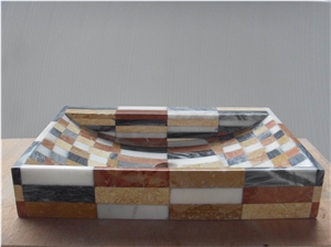 Multicolor Rectangle Mosaic Sink