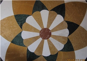 Natural Polished Marble Medallion