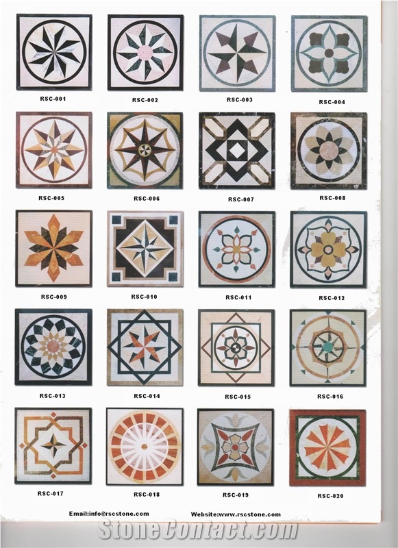 Special Floor Design Marble Medallion