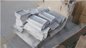 White Carrara Marble Trays