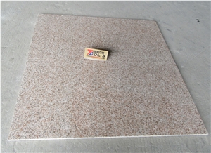 China Golden Yellow Granite G682 Flooring Tiles Flamed Surface, Rustic Yellow Granite Tiles & Slabs, Yellow Pink Rock Flooring Paving Tiles on Sale